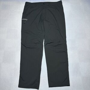 REI CO-op Trailmade Pants Mens 38x30 Black Outdoors Hiking Durable Water Repel